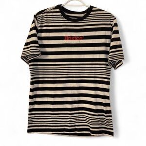 Brixton Monochrome Striped Tee